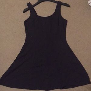 Black mini dress